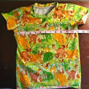 Land Before Time Print, Green 4T